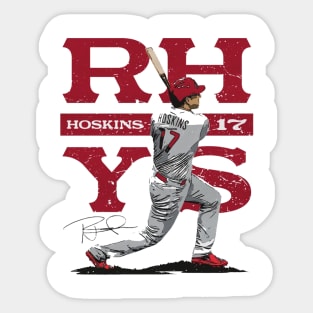 Rhys Hoskins Philadelphia Split Sticker